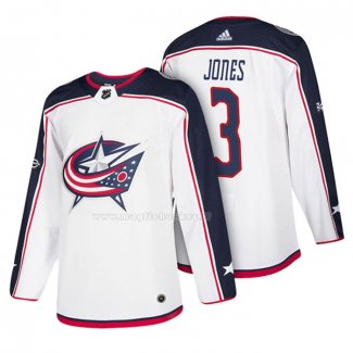 Maglia Hockey Columbus Blue Jackets Seth Jones 2018 Bianco