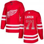 Maglia Hockey Detroit Red Wings Dylan Larkin Drift Fashion Rosso