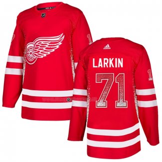 Maglia Hockey Detroit Red Wings Dylan Larkin Drift Fashion Rosso