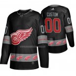 Maglia Hockey Detroit Red Wings Personalizzate Breakaway Nero
