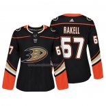 Maglia Hockey Donna Anaheim Ducks Rickard Rakell Autentico Giocatore Nero
