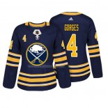 Maglia Hockey Donna Buffalo Sabres Josh Gorges Autentico Giocatore Blu