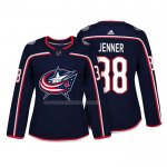 Maglia Hockey Donna Columbus Blue Jackets Boone Jenner Autentico Giocatore Blu