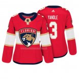 Maglia Hockey Donna Florida Panthers Keith Yandle Autentico Giocatore Rosso