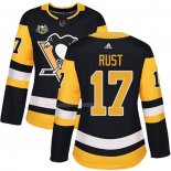 Maglia Hockey Donna Pittsburgh Penguins Bryan Rust 50 Anniversary Home Premier Nero