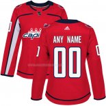 Maglia Hockey Donna Washington Capitals Personalizzate Home Rosso