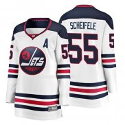 Maglia Hockey Donna Winnipeg Jets Mark Scheifele Heritage Breakaway Bianco