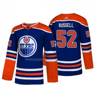 Maglia Hockey Edmonton Oilers Patrick Russell Alternato Autentico Blu