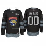 Maglia Hockey Florida Panthers Personalizzate Nero