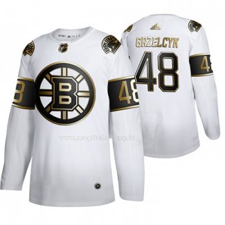 Maglia Hockey Golden Edition Boston Bruins Matt Grzelcyk Limited Bianco