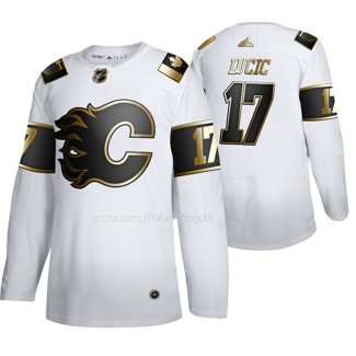 Maglia Hockey Golden Edition Calgary Flames Milan Lucic Limited Bianco