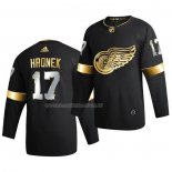 Maglia Hockey Golden Edition Detroit Red Wings Filip Hronek Limited Autentico 2020-21 Nero