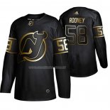 Maglia Hockey Golden Edition New Jersey Devils Kevin Rooney Autentico Nero