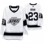 Maglia Hockey Los Angeles Kings Dustin Brown Heritage Throwback Bianco