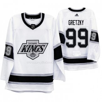 Maglia Hockey Los Angeles Kings Wayne Gretzky Heritage Throwback Bianco