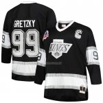 Maglia Hockey Los Angeles Kings Wayne Gretzky Mitchell & Ness Big & Tall 1992-93 Blue Line Nero