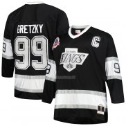 Maglia Hockey Los Angeles Kings Wayne Gretzky Mitchell & Ness Big & Tall 1992-93 Blue Line Nero