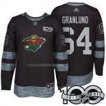 Maglia Hockey Minnesota Wild Mikael Granlund 1917-2017 100th Anniversario Nero