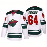 Maglia Hockey Minnesota Wild Mikael Granlund Away 2017-2018 Bianco