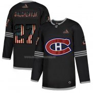 Maglia Hockey Montreal Canadiens Alex Galchenyuk 2020 USA Flag Nero