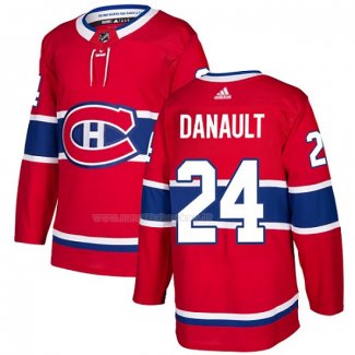 Maglia Hockey Montreal Canadiens Danault Home Autentico Rosso