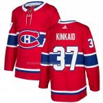 Maglia Hockey Montreal Canadiens Keith Kinkaid Home Autentico Rosso