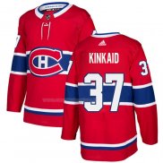 Maglia Hockey Montreal Canadiens Keith Kinkaid Home Autentico Rosso