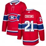Maglia Hockey Montreal Canadiens Nick Cousins Home Autentico Rosso