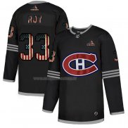 Maglia Hockey Montreal Canadiens Patrick Roy 2020 USA Flag Nero