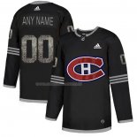 Maglia Hockey Montreal Canadiens Personalizzate Black Shadow Nero