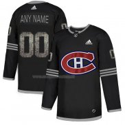 Maglia Hockey Montreal Canadiens Personalizzate Black Shadow Nero