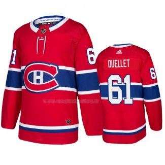 Maglia Hockey Montreal Canadiens Xavier Ouellet Home Autentico Rosso