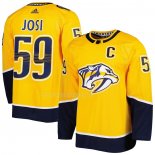 Maglia Hockey Nashville Predators Roman Josi Autentico Or