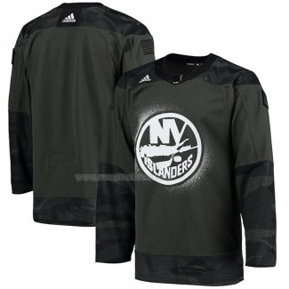 Maglia Hockey New York Islanders Military Autentico Camuffamento