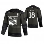 Maglia Hockey New York Rangers Marc Staal 2019 Veterans Day Camuffamento