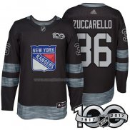 Maglia Hockey New York Rangers Mats Zuccarello 1917-2017 100th Anniversario Nero