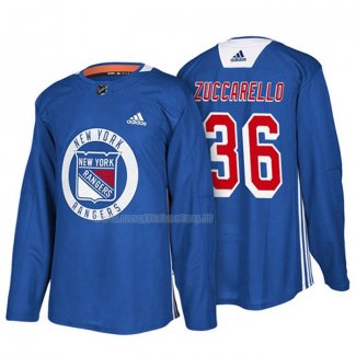 Maglia Hockey New York Rangers Mats Zuccarello New Season Practice Blu