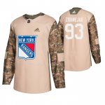 Maglia Hockey New York Rangers Mika Zibanejad Veterans Day Camuffamento