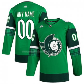 Maglia Hockey Ottawa Senators 2023 St. Patrick's Day Autentico Personalizzate Verde