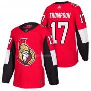 Maglia Hockey Ottawa Senators Nate Thompson 2018 Autentico Home Rosso