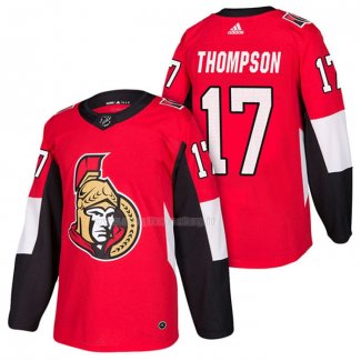 Maglia Hockey Ottawa Senators Nate Thompson 2018 Autentico Home Rosso