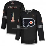 Maglia Hockey Philadelphia Flyers Bernie Parent 2020 USA Flag Nero