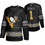 Maglia Hockey Pittsburgh Penguins Casey Desmith Breakaway Nero