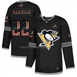 Maglia Hockey Pittsburgh Penguins Matt Hunwick 2020 USA Flag Nero