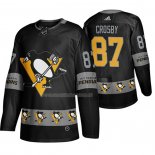 Maglia Hockey Pittsburgh Penguins Sidney Crosby Breakaway Nero