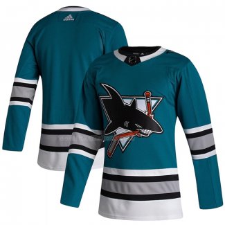 Maglia Hockey San Jose Sharks Autentico Verde