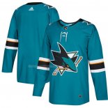 Maglia Hockey San Jose Sharks Blank Home Verde