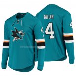 Maglia Hockey San Jose Sharks Brenden Dillon Platinum Verde