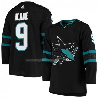 Maglia Hockey San Jose Sharks Evander Kane Alternato Autentico Nero