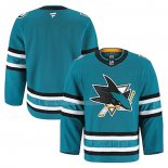Maglia Hockey San Jose Sharks Home Autentico Pro Verde